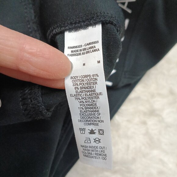 Nike Air Women's Tight Running Bike Shorts Black Training Gym Size M - Picture 4 of 5